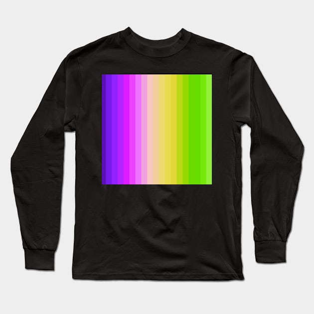 Color Energy ! Stripes Long Sleeve T-Shirt by COLORAMA